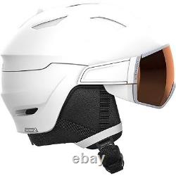 Casque pour femme Salomon Mirage Access avec visière et lunettes de ski snowboard