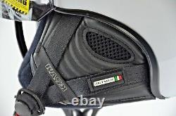 Kask Helmet Black White Ski Snowboard Taille S (55-56 Cm) Italie Boîte Inutilisée Endommagée