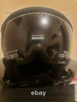 Kask Helmet Style Snowboard Ski Stealth Shine / Or / Noir Nouveau! Sz57-58 Italie