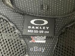 Moyen 55-59cm Oakley Mod 3 Ski Snowboard Casque Noir Mat Gris Logo 2019
