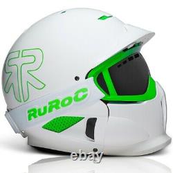 Neuer Skihelm Von Ruroc Rg-1 DX Vipère Dans Weiß