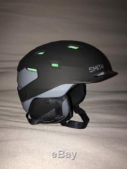 Nouveau 2018 Smith Quantum Mips Casque Ski / Snowboard Adulte Moyen Noir Mat