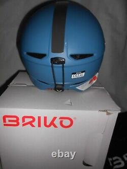Nouveau casque de ski, snowboard/sports d'hiver Briko FAITO Matt Cameo Bleu Gris taille M/L