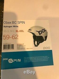 Poc Obex Bc Spin Hiver Casque D'hydrogène Blanc Xl-xxl 59-62