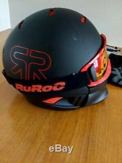 Ruroc Inferno Rg1 Rg1x Ski / Snowboard Casques Et Lunettes Taille M / L 57-61 CM