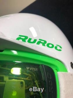 Ruroc Rg-1 Green Viper Casque Taille XL (59cm 63cm) Casque De Snowboard Et De Ski