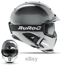 Ruroc Rg1-dx Casque De Ski / Snowboard Ltd Chrome Casque M / L (57-60cm)