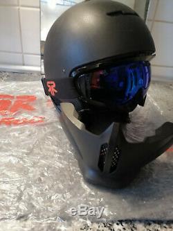 Ruroc Rg1-dx Casque Ski / Snowboard Farbe Black Größe M / L (57 À 60 Cm)