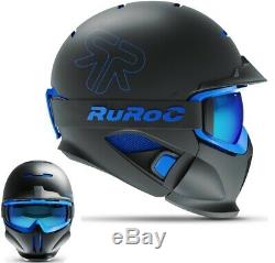Ruroc Rg1-dx Helm Ski / Snowboard Black Ice Casque M / L (57-60cm)