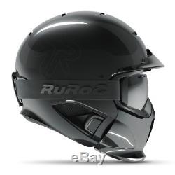 Ruroc Rg1-dx Onyx Ski / Snowboard XL Noir Marque Nouveau! Plus De Lunettes