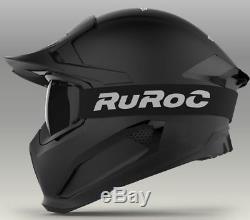 Ruroc Rg1-dx Onyx Ski / Snowboard XL Noir Marque Nouveau! Plus De Lunettes