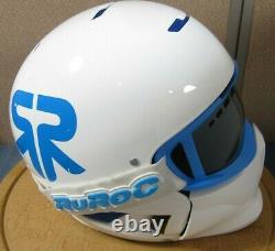 Ruroc Rg1-x Full Face Snowboard Casque De Ski Blanc / Bleu Taille-m / L 57-61
