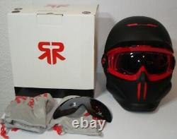Ruroc Snowboard Ski Helm Rg1-dx Schwarz Rot Größe M / L