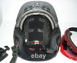 Ruroc Snowboard Ski Helm Rg1-dx Schwarz Rot Größe M / L