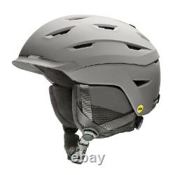Smith Level Mips Ski Snowboard Helmet Adult Medium 55-59 CM Cloudgrey Nouveau