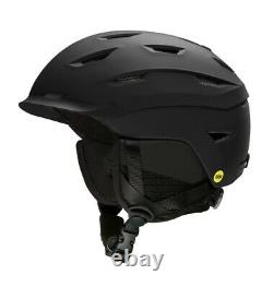 Smith Level Mips Ski Snowboard Helmet Adulte Large 59-63 CM Matte Black New