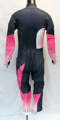 Spyder Femmes Nine Ninety Ski Zip-front Race Costume Mc7 Depth / Bryte Rose Grande