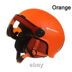 Un casque visière unisexe pour casque de ski, casque de scooter avec rembourrage pour tête circonférence 5