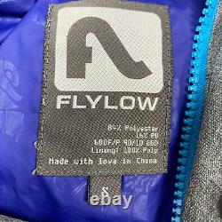 Veste de ski/snowboard d'hiver isolée en duvet Yeti pour femme FLYLOW, taille S, grise